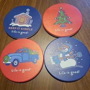 Life is Good Coasters
